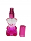 Preview: Parfümzerstäuber Teddybär 10ml fuxia/pink komplett